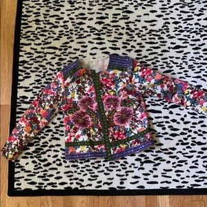 Embroidered cotton jacket